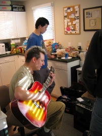 Bruce Hazel in the lounge of Old House Studio