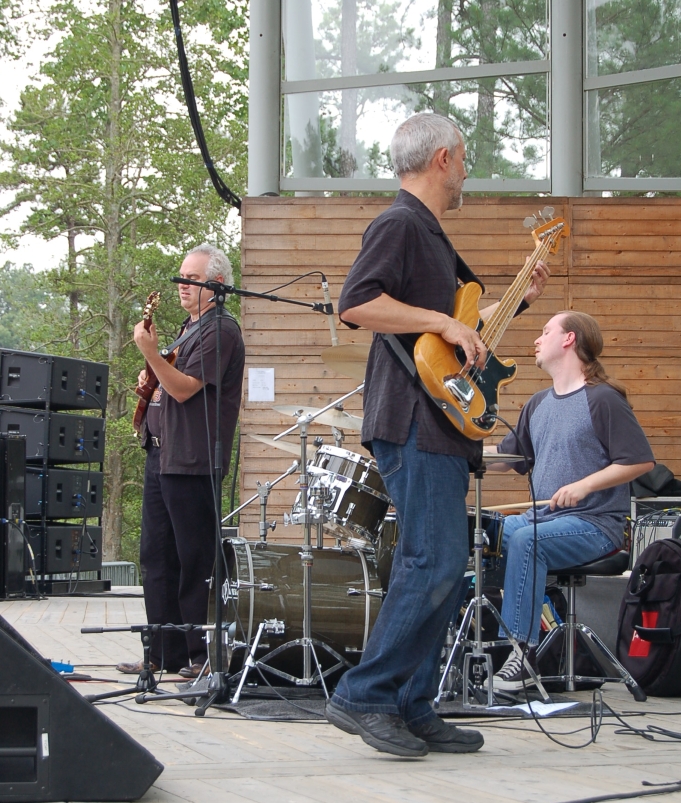 Scott Sawyer, Ron Brendle, and Chris Garges at the Regency Ampitheatre in Cary, NC